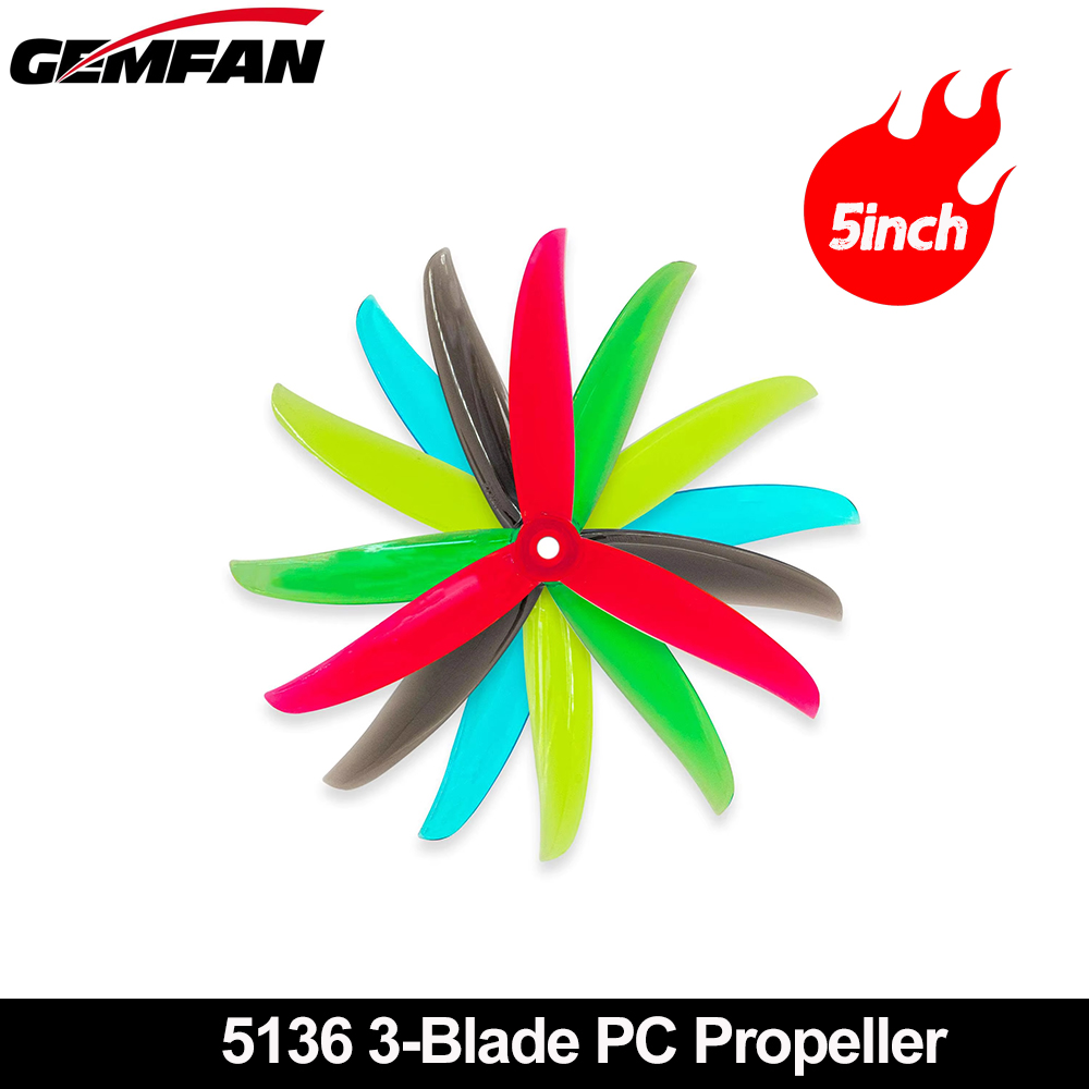 Fpv Drone Propeller - Gemfan VANOVER 5136 3 ใบมีด PC