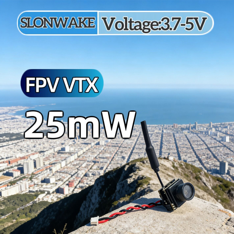 Fpv Drone Frame - SLONWAKE FPV 25mW เครื่องส่งสัญญาณ VTX แบบจำลองกำลังไฟ