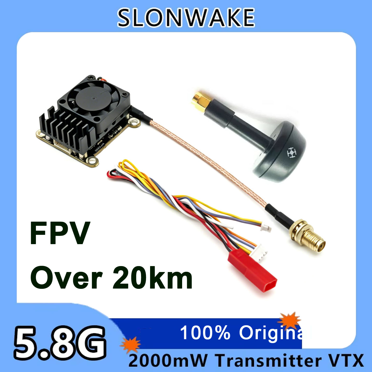 อัปเกรดใหม่ 5.8Ghz 2W ตัวส่งสั - Fpv Drone Frame บทวิจารณ์และราคา